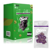 Ogeez Purple Pot 1 paquete de chocolate con forma de cannabis (50g)