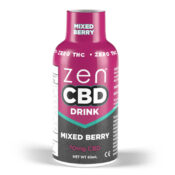 Zen CBD Bebida de CBD Frutos rojos 70mg 60ml (10uds/display)