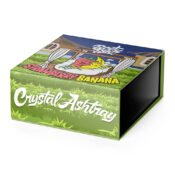 Best Buds Cenicero de cristal Strawberry Banana con caja de regalo