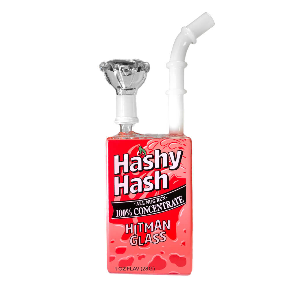 Hashy Hash Juice Bong de Cristal 19cm