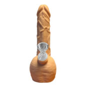 Pene Blanco Bong de Silicona 20cm