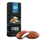 Haze Galletas de Cannabis Rellenas de Crema de Coco 90mg CBD 150g (18paquetes/display)