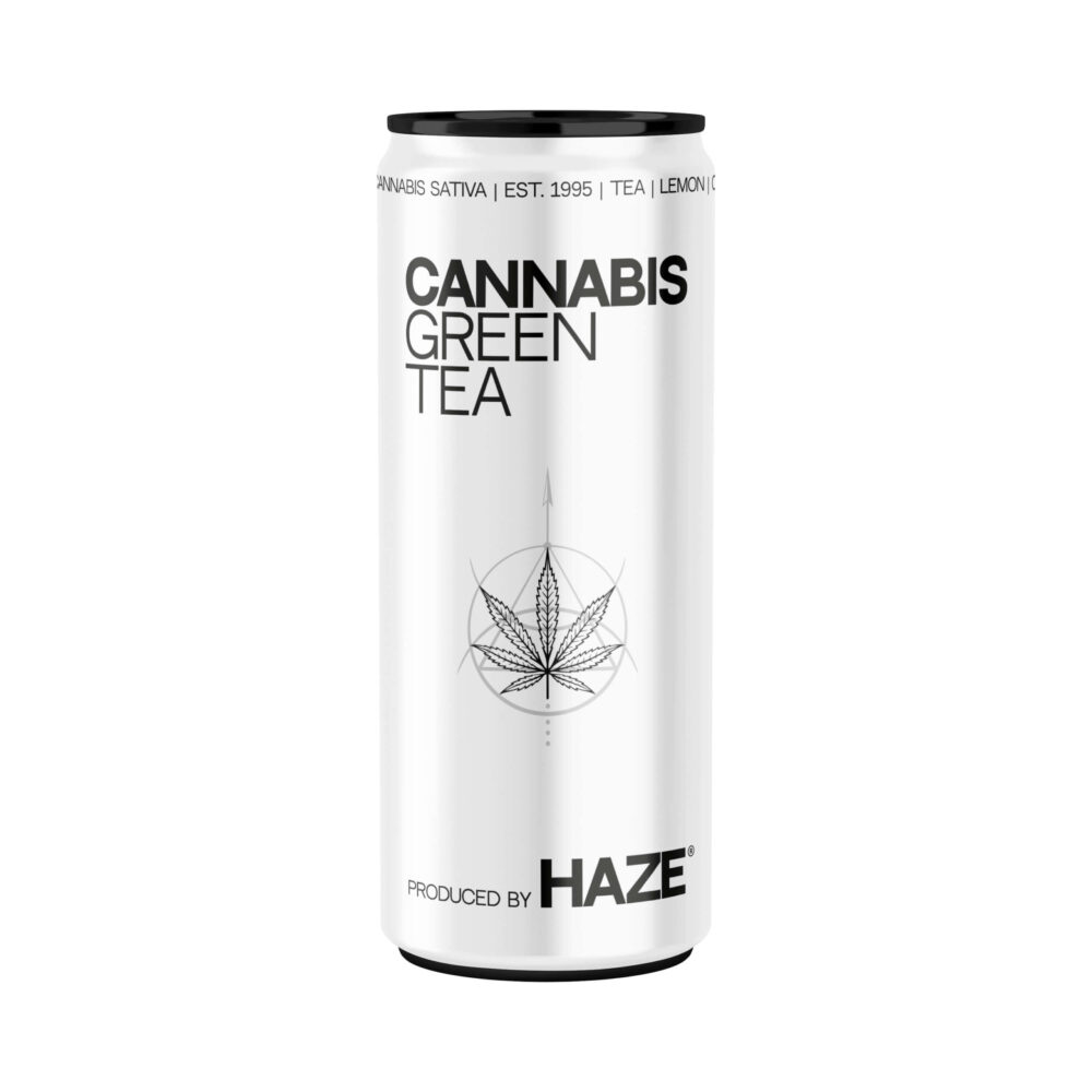Té Verde de Cannabis Haze 250ml (24 latas/Caja maestra)