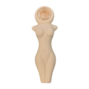 Pipa de Silicona Figura Desnuda Palida 12cm