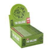 The Bulldog Hemp Green Slim Papeles de Liar sin Blanquear King Size (50uds/display)