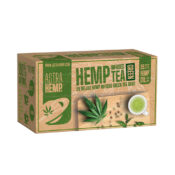 Astra Hemp Té Verde de Cáñamo con Infusión 25mg de Aceite de Cáñamo (10 Packs/lote)