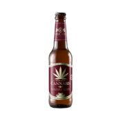 Cannabis Cerveza con Sabor a Cereza 4,5% Gold Leaf 330ml (27 cajas/648 cervezas)