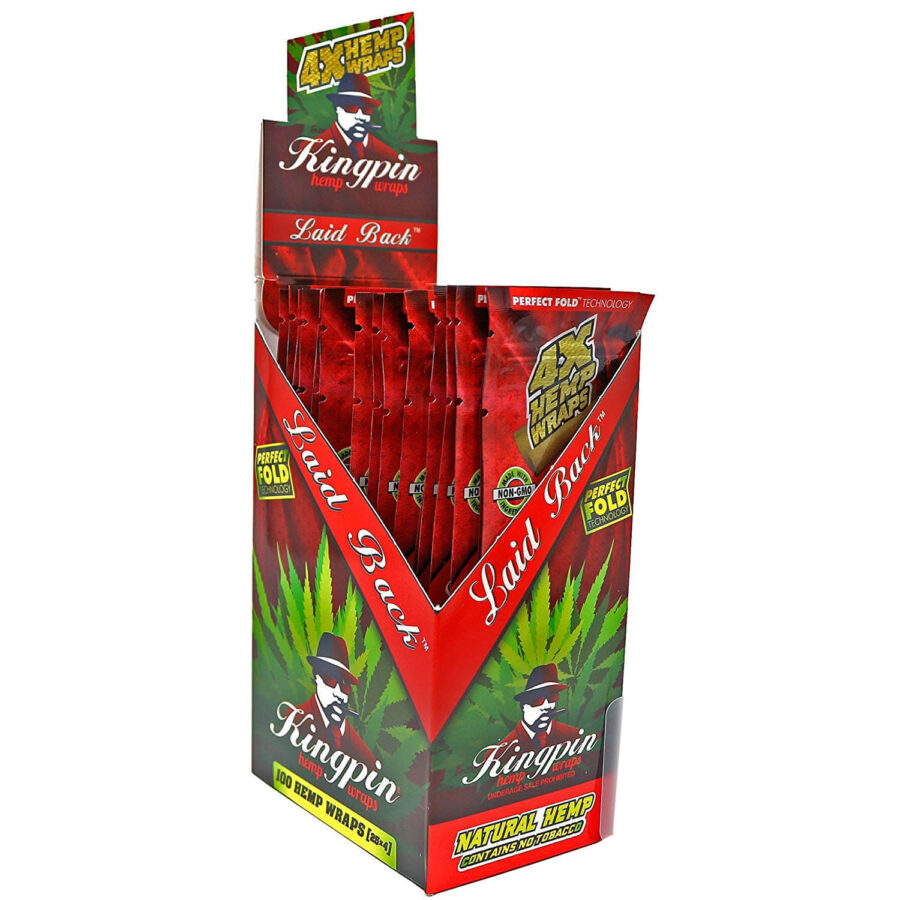 Kingpin Hanf Wraps Blunt Laid Back (25stk/display)