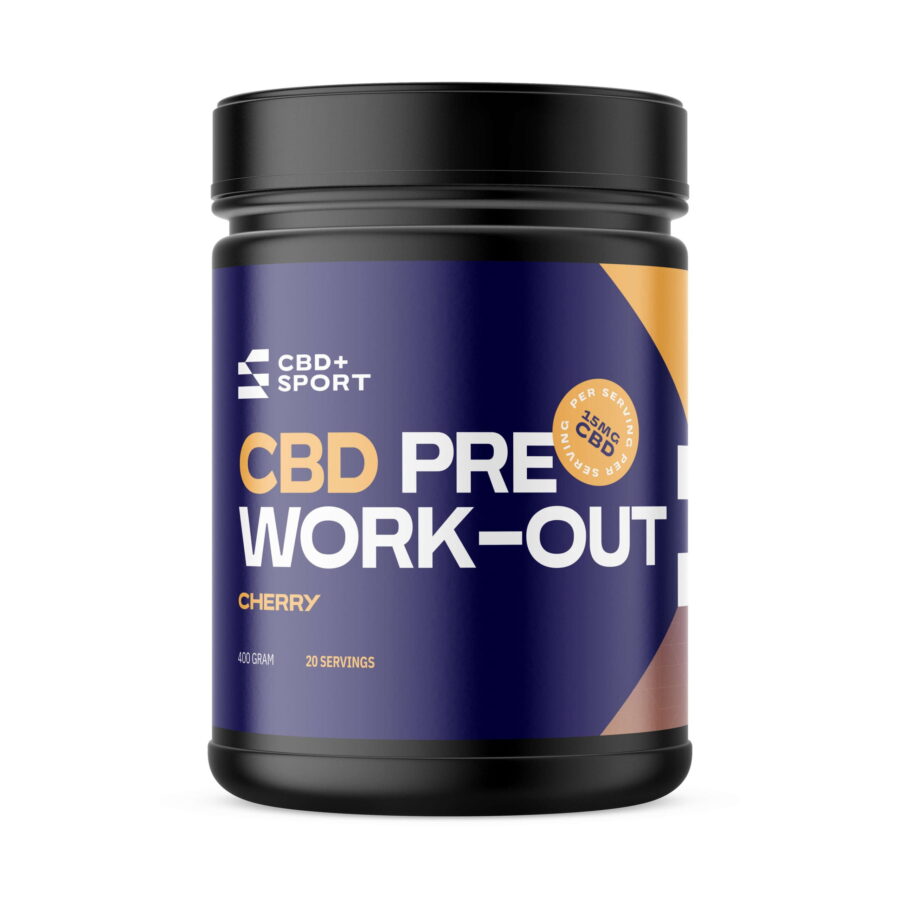 CBD Sport Pre Work-Out Cherry 300mg CBD (400g)