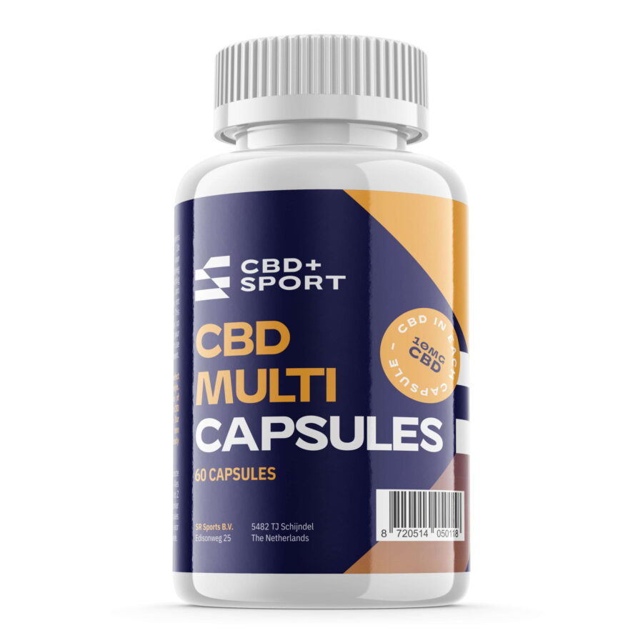 CBD Sport Multivitamin-Kapseln 10mg (60 Kapseln)