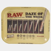 RAW - Daze Of The Week Large Metall Rolling Tray