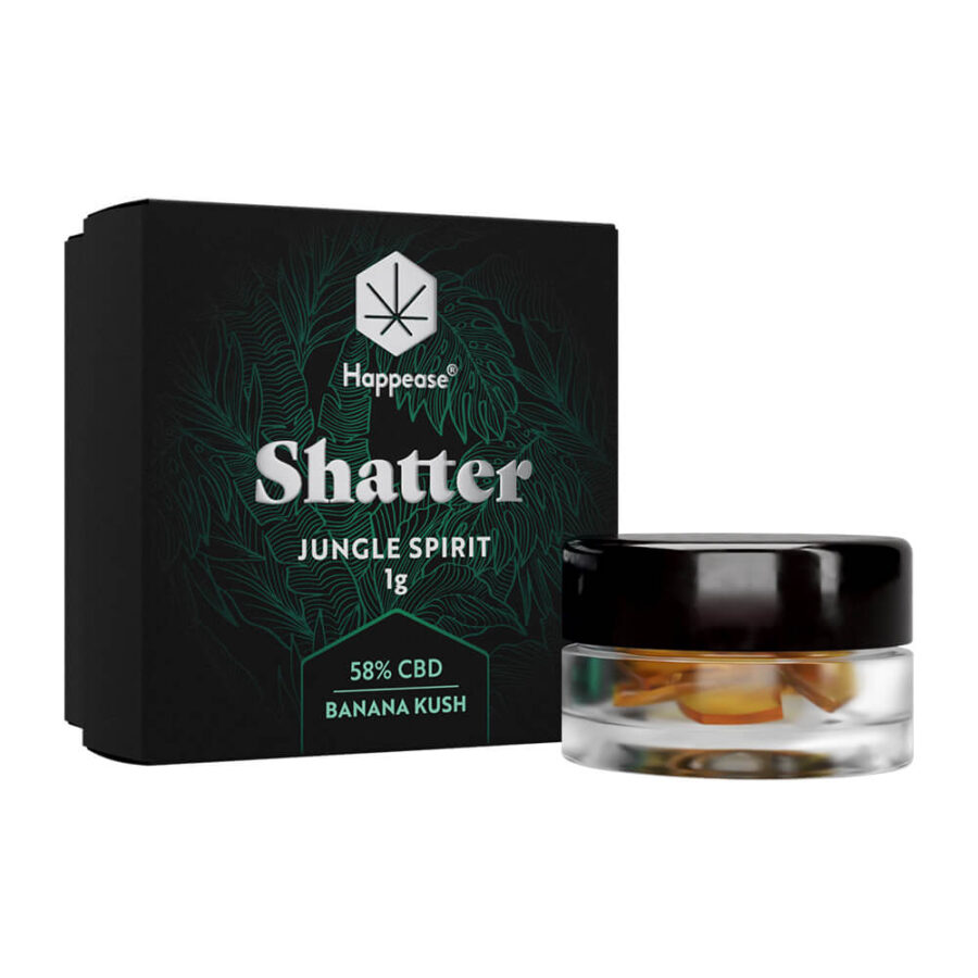 Happease Extrakte Jungle Spirit Shatter 58% CBD (1g)