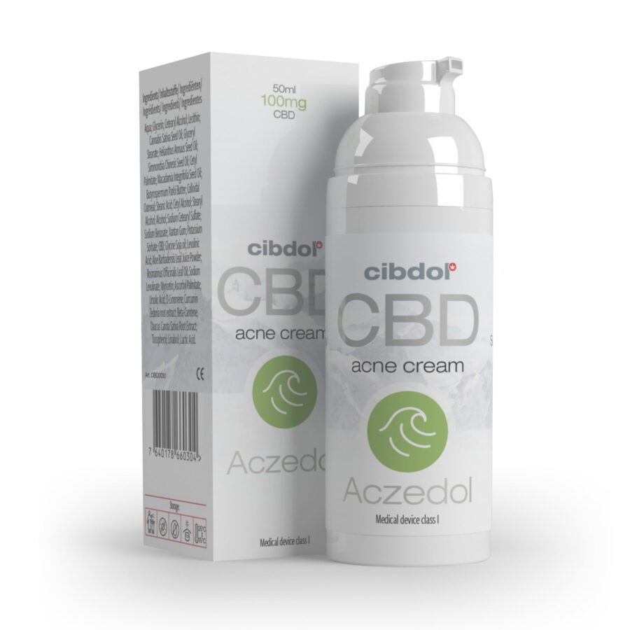 Cibdol - Aczedol Anti-Acne 100mg CBD Creme (50ml)