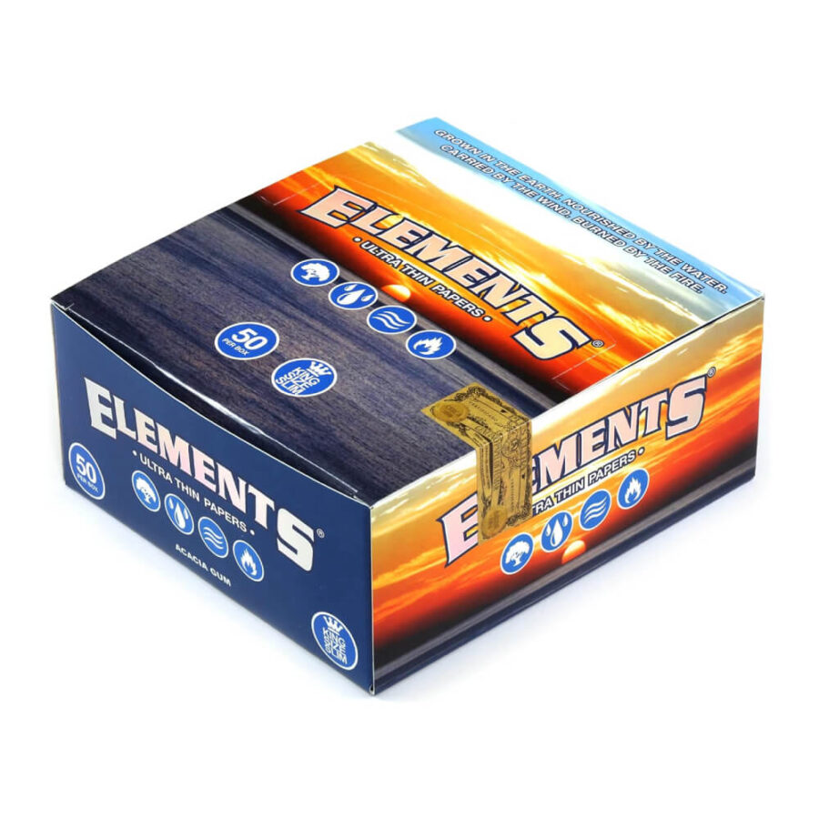 Elements Kingsize Slim Papers (50stk/display)