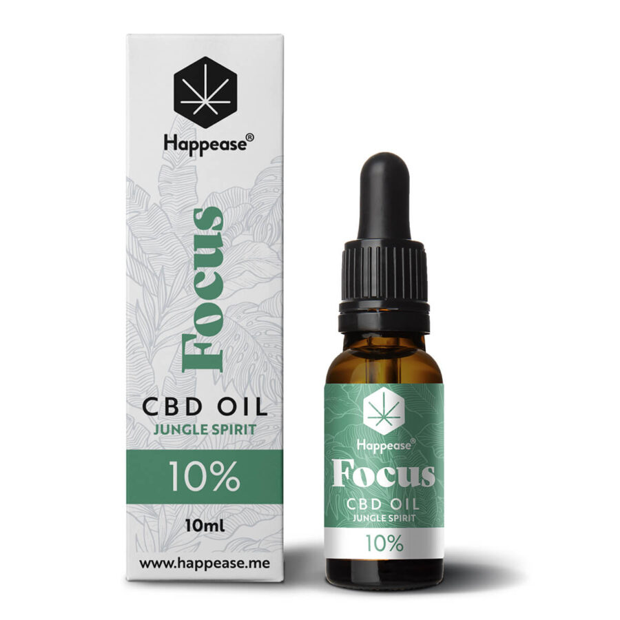 Happease Focus 10% CBD Öl Jungle Spirit (10ml)