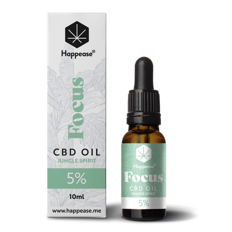 Happease Focus 5% CBD Öl Jungle Spirit (10ml)