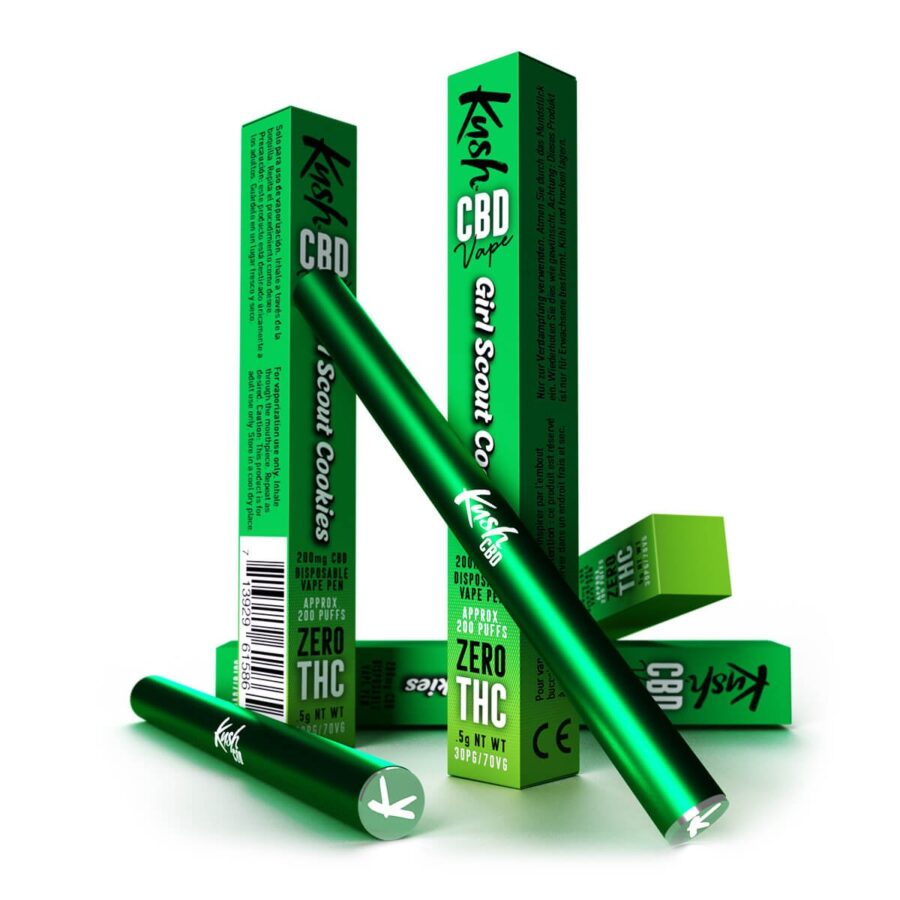 Kush CBD Vape Girl Scout Cookies 40% CBD Disposable Pen (20pcs/display)