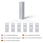 HaZe Cannabis Räucherstäbchen - Reine trockene Cannabisblätter mit Duft (6 Packs/Display)