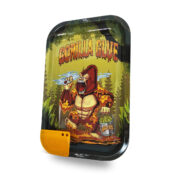 Best Buds Gorilla Glue Großes Metall Rolling Tray mit magnetischer Grinder-Karte
