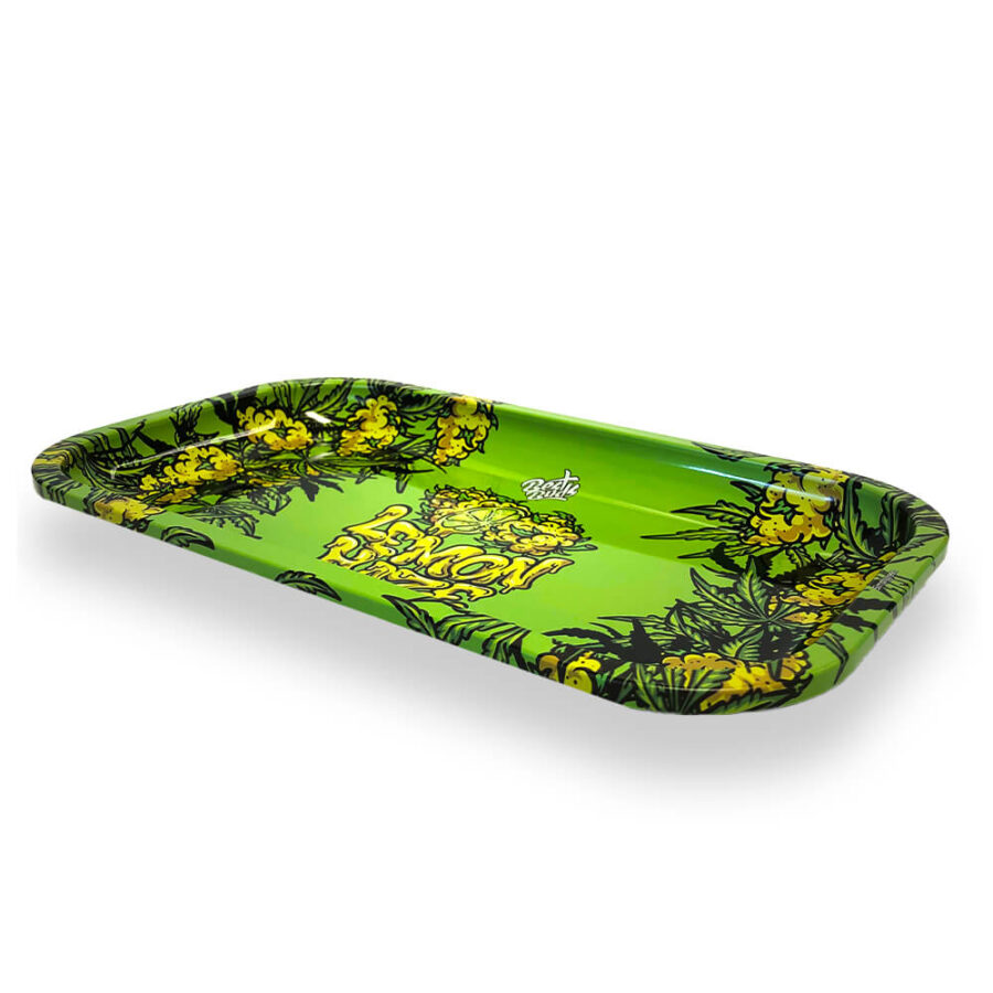 Best Buds Lemon Haze Metall Rolling Tray Long 16x27 cm