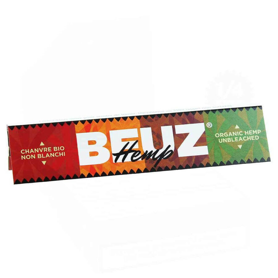 Beuz King Size Slim Organic Hanf Ungebleichte Papers (50stk/display)