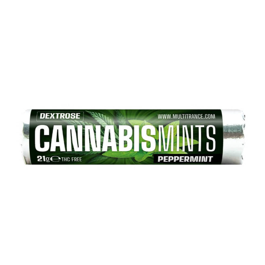 Cannabis Dextrose Mint Rolls Tabletten (48Stk/display)