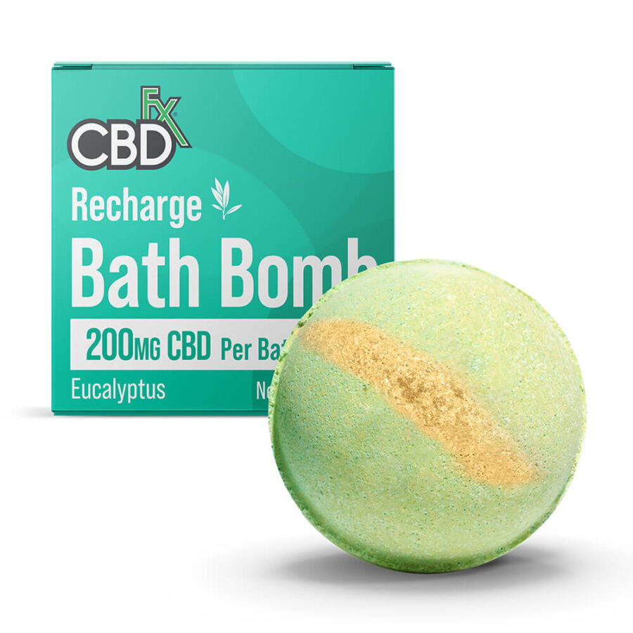 CBDfx Recharge Badebombe 200mg CBD