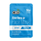 CBDfx Hanf Aloe Vera Gesichtsmaske mit 50mg CBD (10er-Pack/Display)