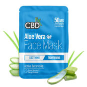 CBDfx Hanf Aloe Vera Gesichtsmaske mit 50mg CBD (10er-Pack/Display)