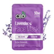 CBDfx Hanf Lavendel Gesichtsmaske mit 50mg CBD (10er Pack/Display)