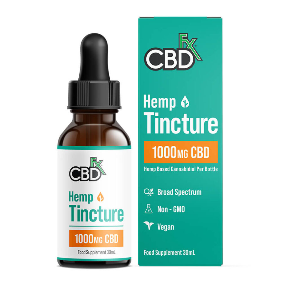 CBDfx Tinktur auf Hanfbasis 1000mg CBD (30ml)