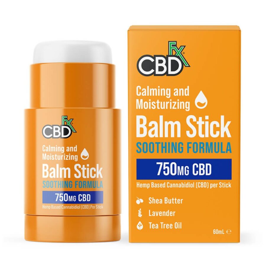 CBDfx Beruhigender und feuchtigkeitsspendender Balsam Stick 750mg CBD (60ml)