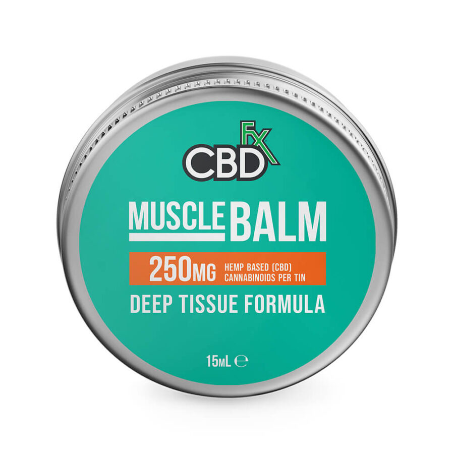 CBDfx Muskelbalsam 250mg CBD (5skt/display/15ml stk)