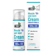 CBDfx Muskel- und Gelenkcreme Kühlende Formel 500mg CBD (50ml)