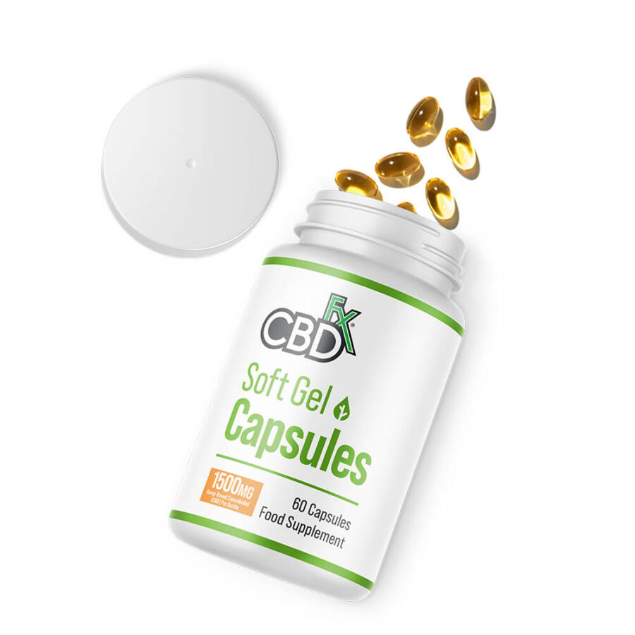 CBDfx Soft-Gel-Kapseln 1500mg CBD (60 Kapseln)