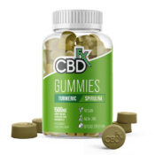 CBDfx Kurkuma Spirulina 1500mg CBD Vegan Gummis (240g)