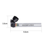 Champ High Clear Cristal Skull Pfeife mit Grinder und Sieben (12 Stück/Display)