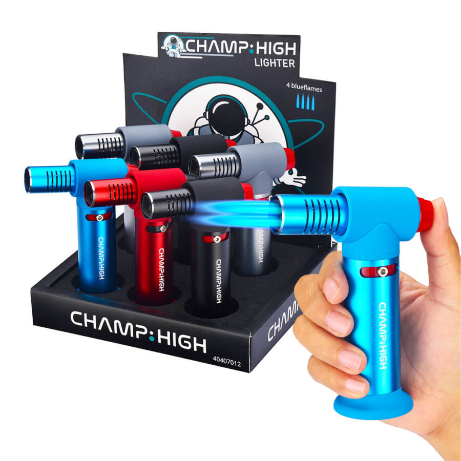 Champ High Windproof Feuerzeuge + Geschenkbox (6 Stück/Display)