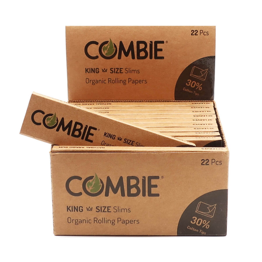 Combie KingSize Slim Papers + Tips (22stk/display)