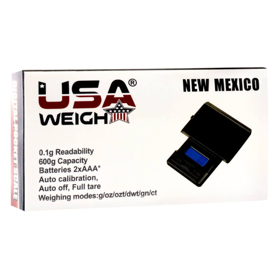 USA Gewicht Digitalwaage New Mexico 0,1g - 600g