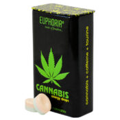 Euphoria Cannabis Schwarze Johannisbeere Kaugummis mit 100mg CBD (12stk/Display)