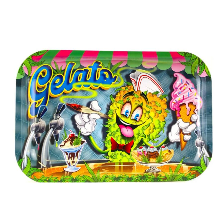 Gelato Metall Rolling Tray Medium