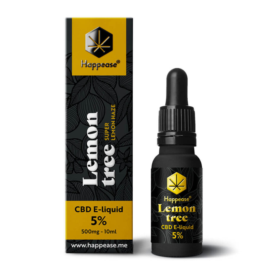 Happease CBD E-Liquid Lemon Tree 5% - 500mg (10ml)