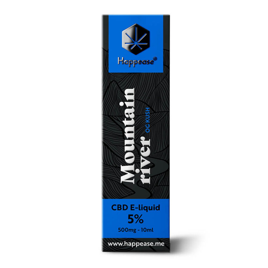 Happease CBD E-Liquid Mountain River 5% - 500mg (10ml)