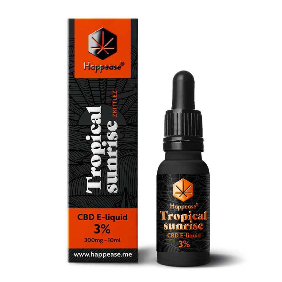 Happease CBD E-Liquid Tropical Sunrise 3% - 300mg (10ml)