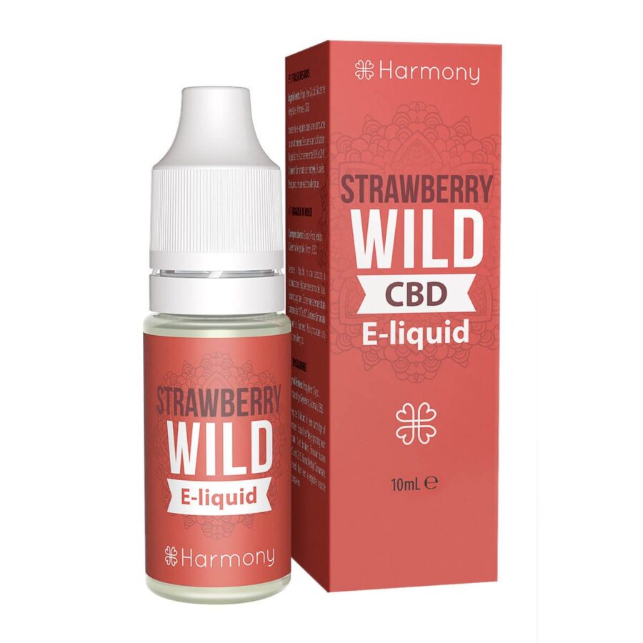 Harmony E-Liquid Wild Strawberry 100mg CBD (10ml)