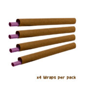 Hemparillo Hanf Wraps Bubblegum x4 Blunts (15 Packs/Display)