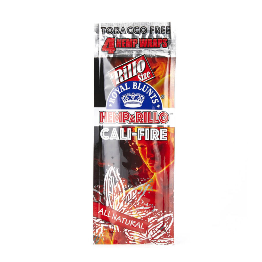 Hemparillo Hanf Wraps Cali Fire x4 Blunts (15 Packs/Display)