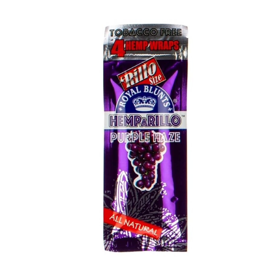 Hemparillo Hanf Wraps Purple Haze x4 Blunts (15packs/display)