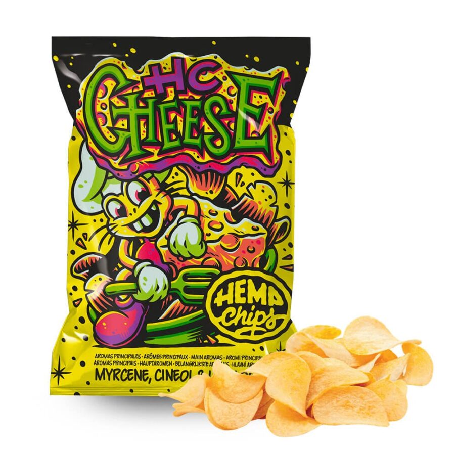 Hemp Chips HC Cheese Handwerklich hergestellte Cannabis-Chips  (30x35g)